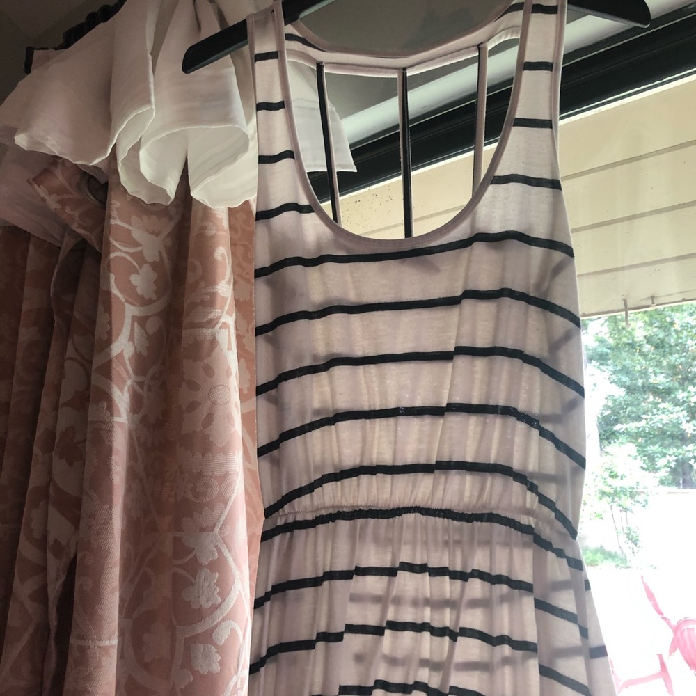Stripped maxi dress
